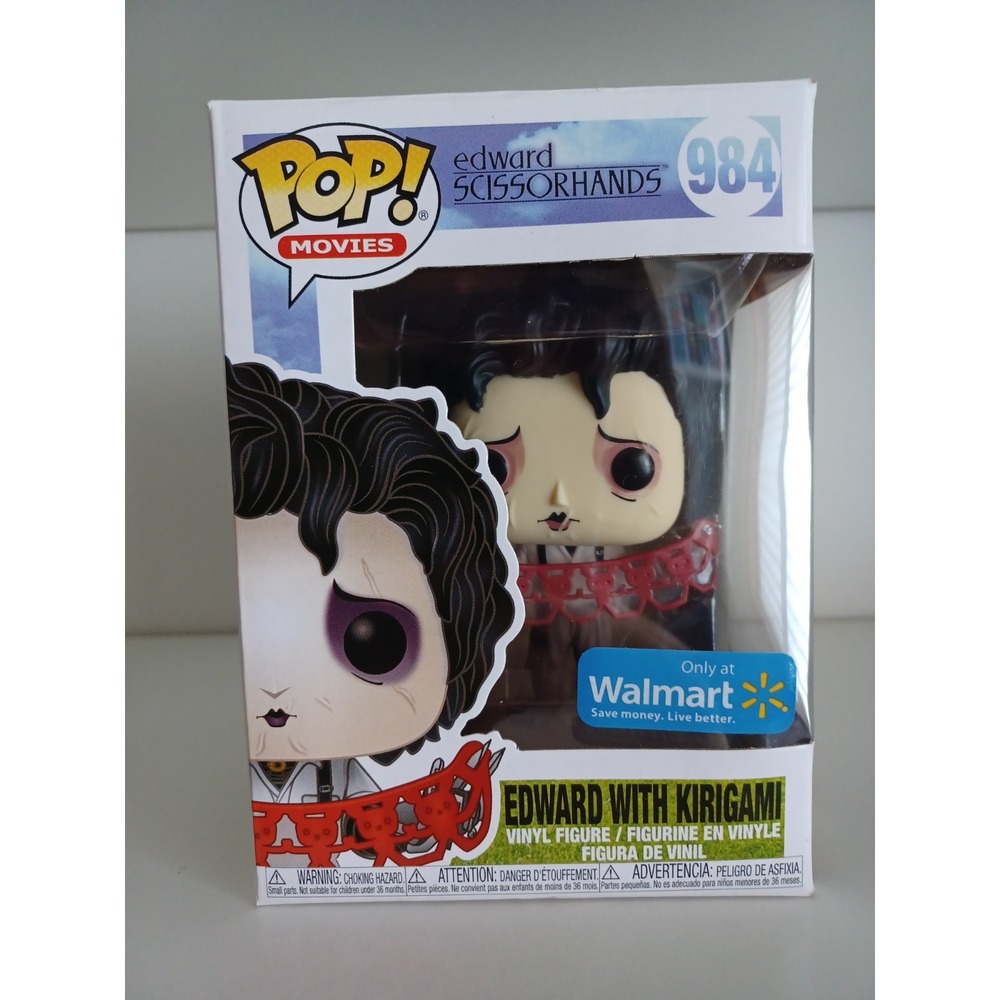 Edward Scissorhands With Kirigami 984 Tim Burton Movies Vinyl Figure Funko Pop